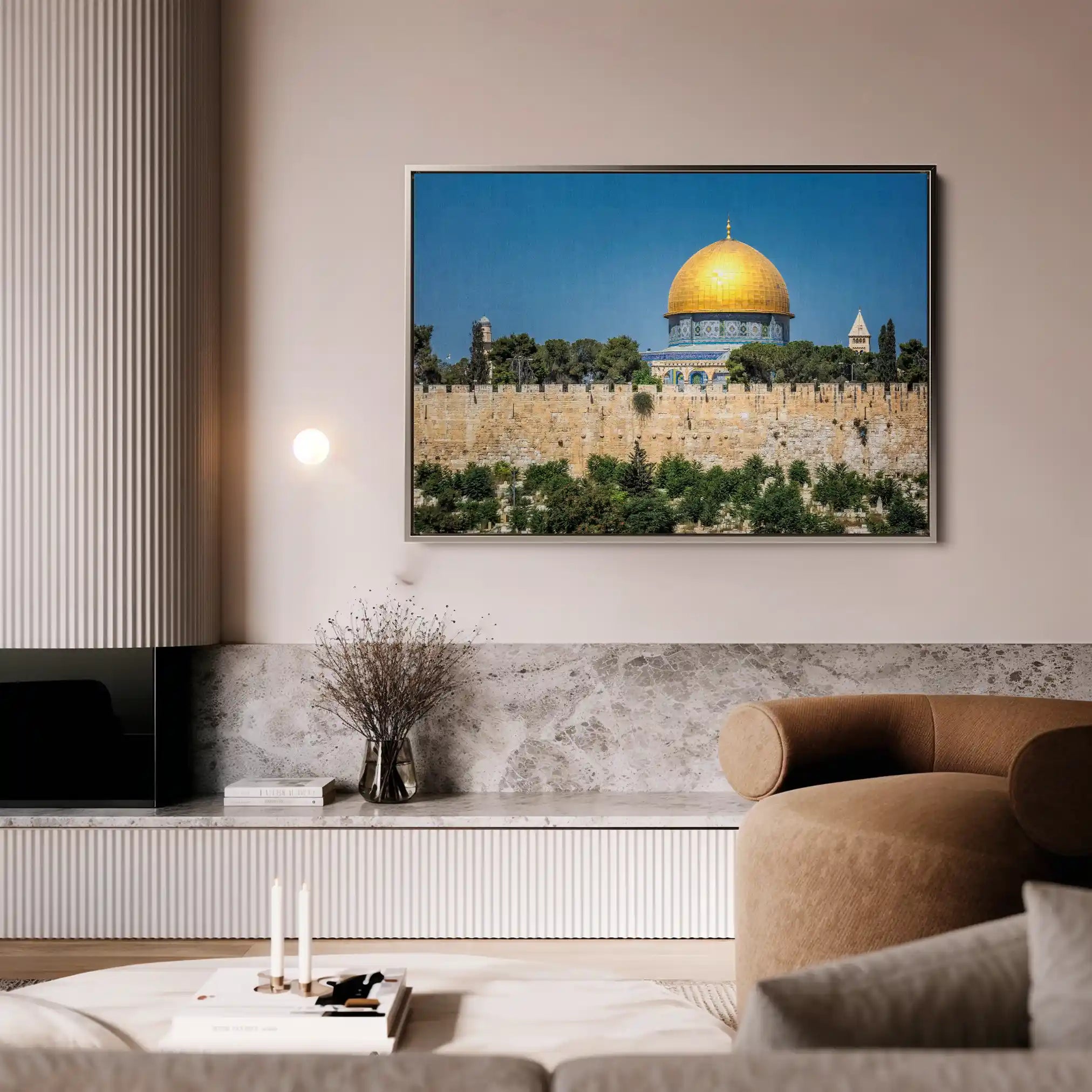 Palestine 079 Canvas Art 60 x 40 cm / Black