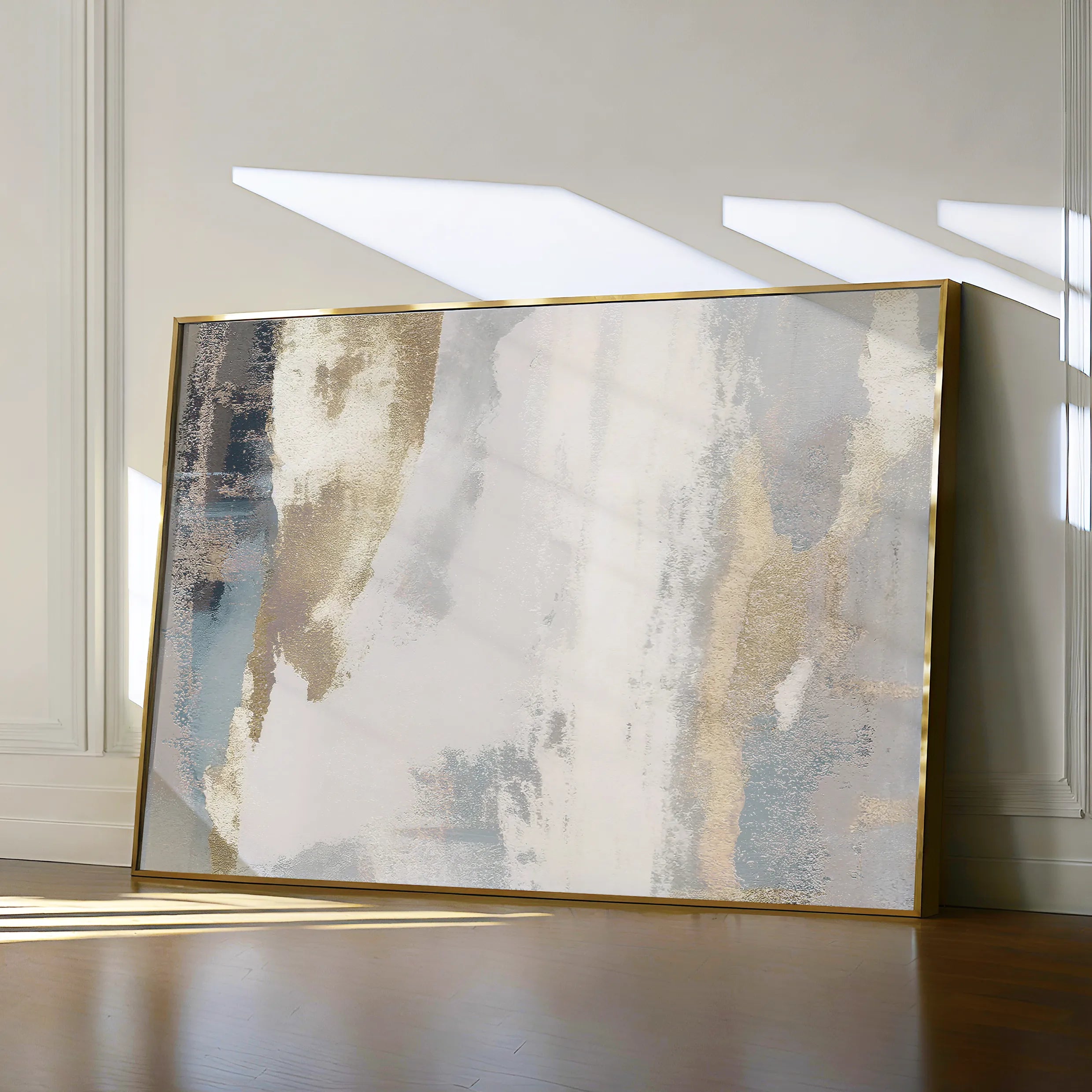 Abstract 080 Canvas Art 18" x 24" / 45 x 60 cm / Black