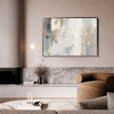 Abstract 080 Canvas Art 18" x 24" / 45 x 60 cm / Black