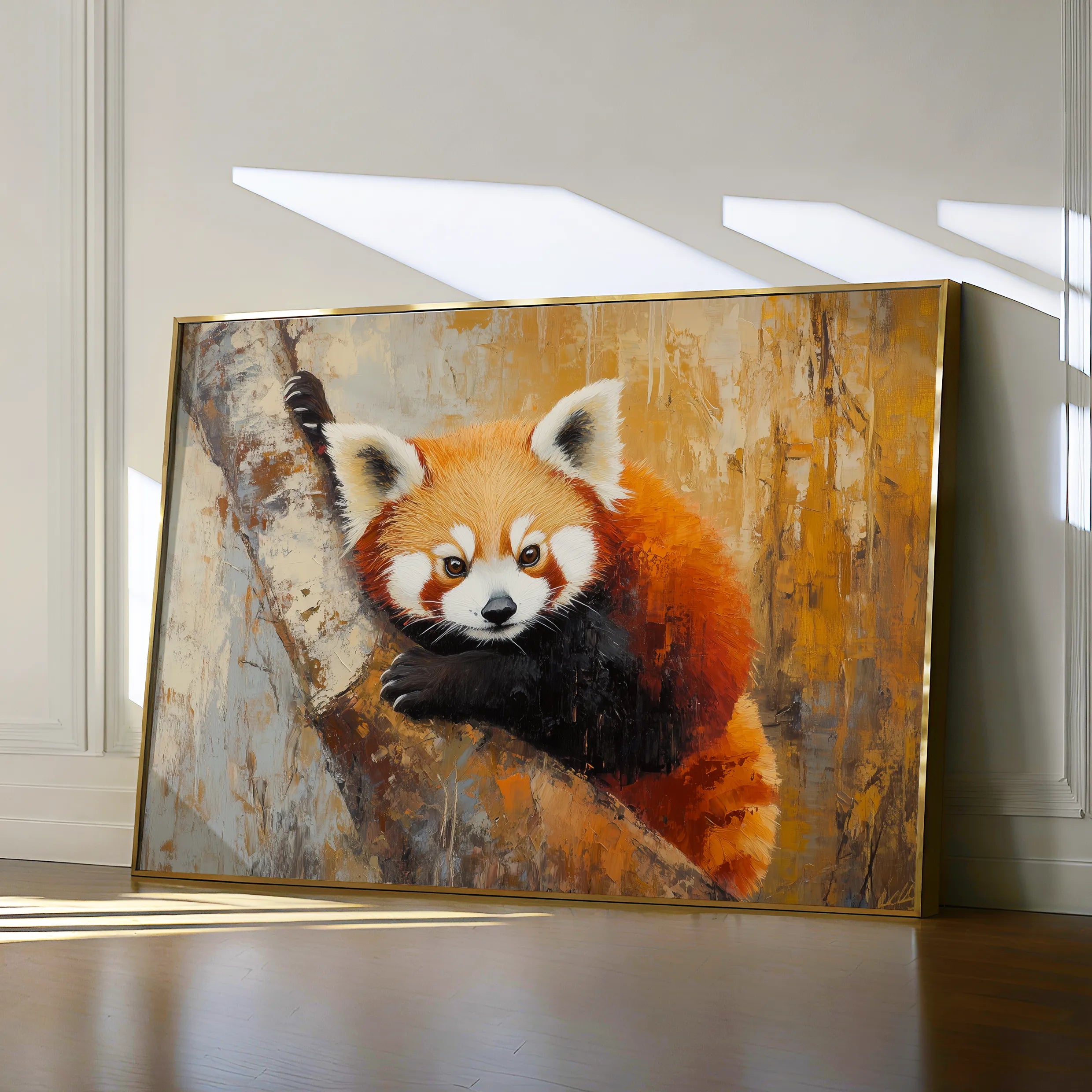 Animals 080 Canvas Art 18" x 24" / 45 x 60 cm / Black