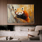 Animals 080 Canvas Art 18" x 24" / 45 x 60 cm / Black