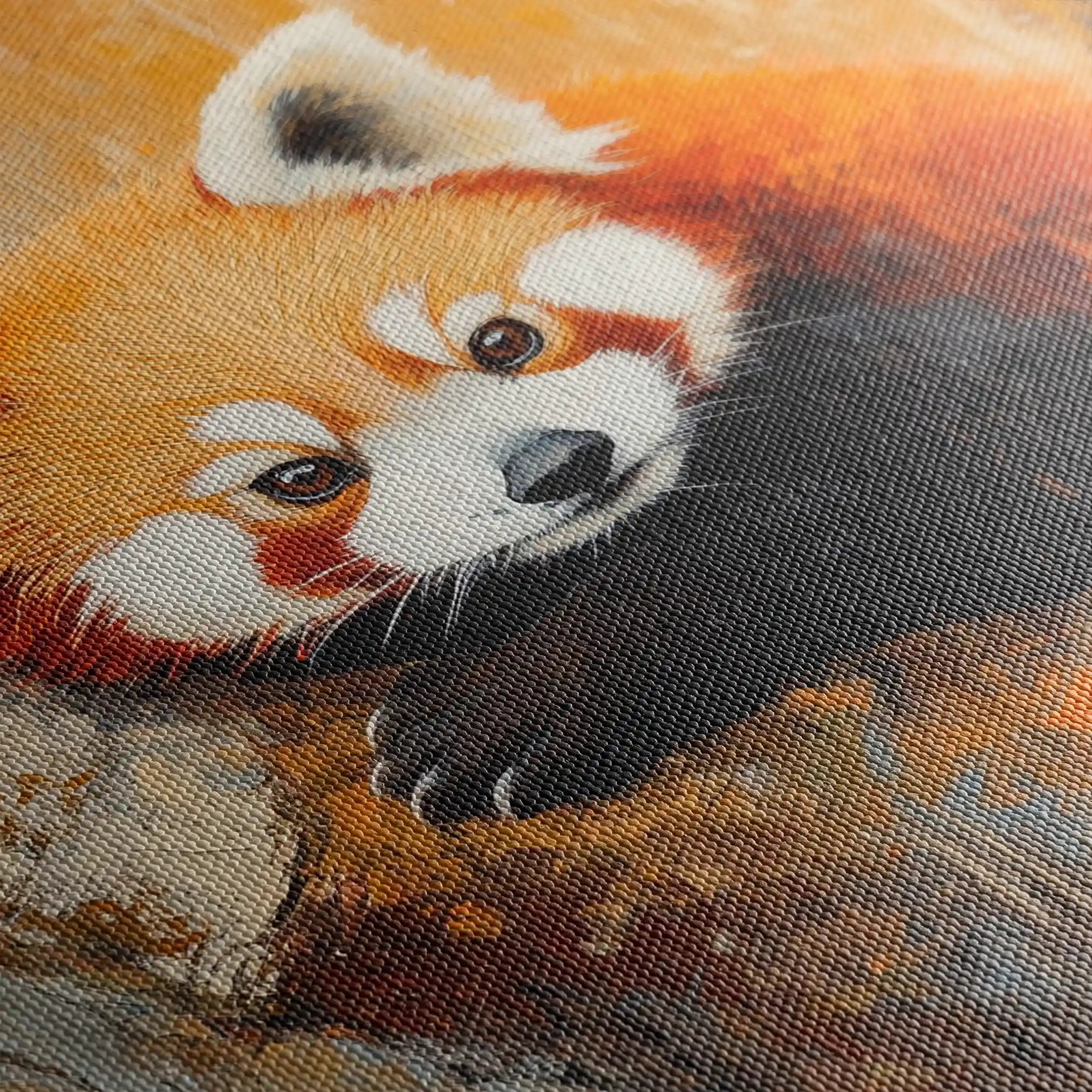 Animals 080 Canvas Art 60 x 40 cm / Black