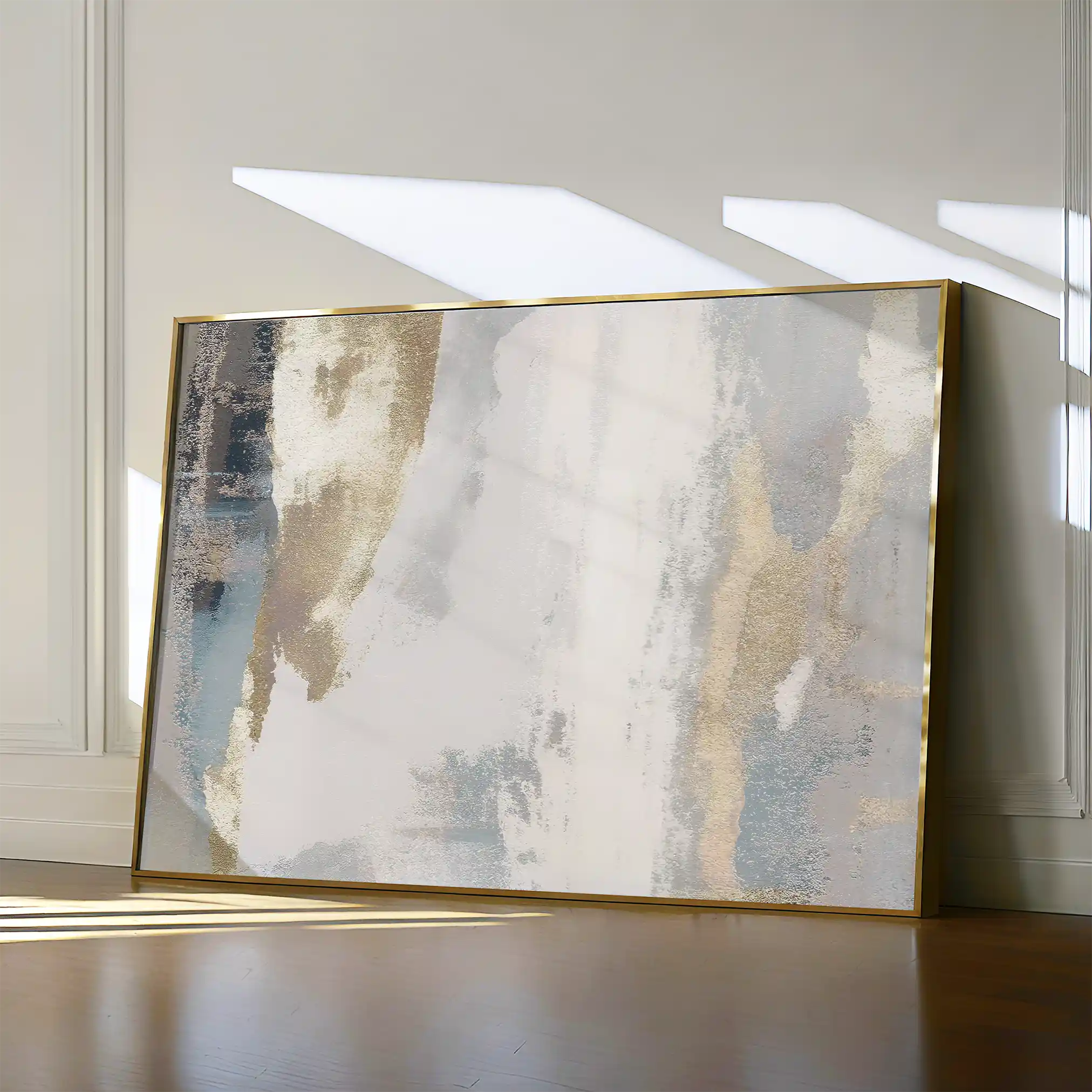Abstract 080 Canvas Art 60 x 40 cm / Black