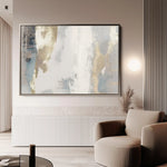 Abstract 080 Canvas Art 60 x 40 cm / Black