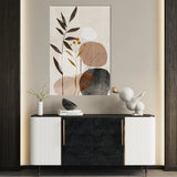 Boho 080 Canvas Art 18" x 24" / 45 x 60 cm / Black