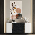 Boho 080 Canvas Art 60 x 40 cm / Black