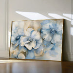 Floral 080 Canvas Art 18" x 24" / 45 x 60 cm / Black
