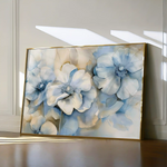 Floral 080 Canvas Art 60 x 40 cm / Black