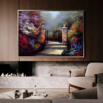 Landscape 080 Canvas Art 18" x 24" / 45 x 60 cm / Black