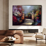 Landscape 080 Canvas Art 18" x 24" / 45 x 60 cm / Black