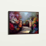 Landscape 080 Canvas Art 18" x 24" / 45 x 60 cm / Black