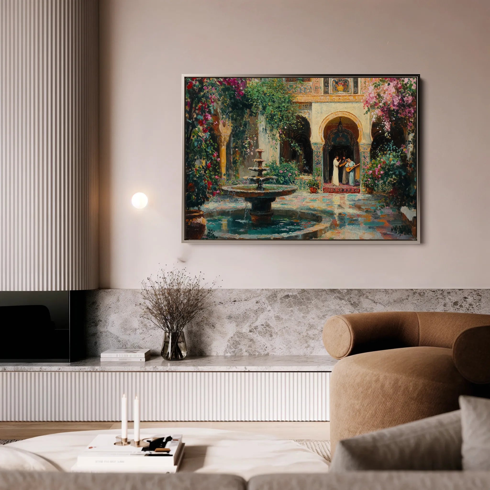 Orientalist 080 Canvas Art 18" x 24" / 45 x 60 cm / Black