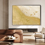 Abstract 081 Canvas Art 18" x 24" / 45 x 60 cm / Black