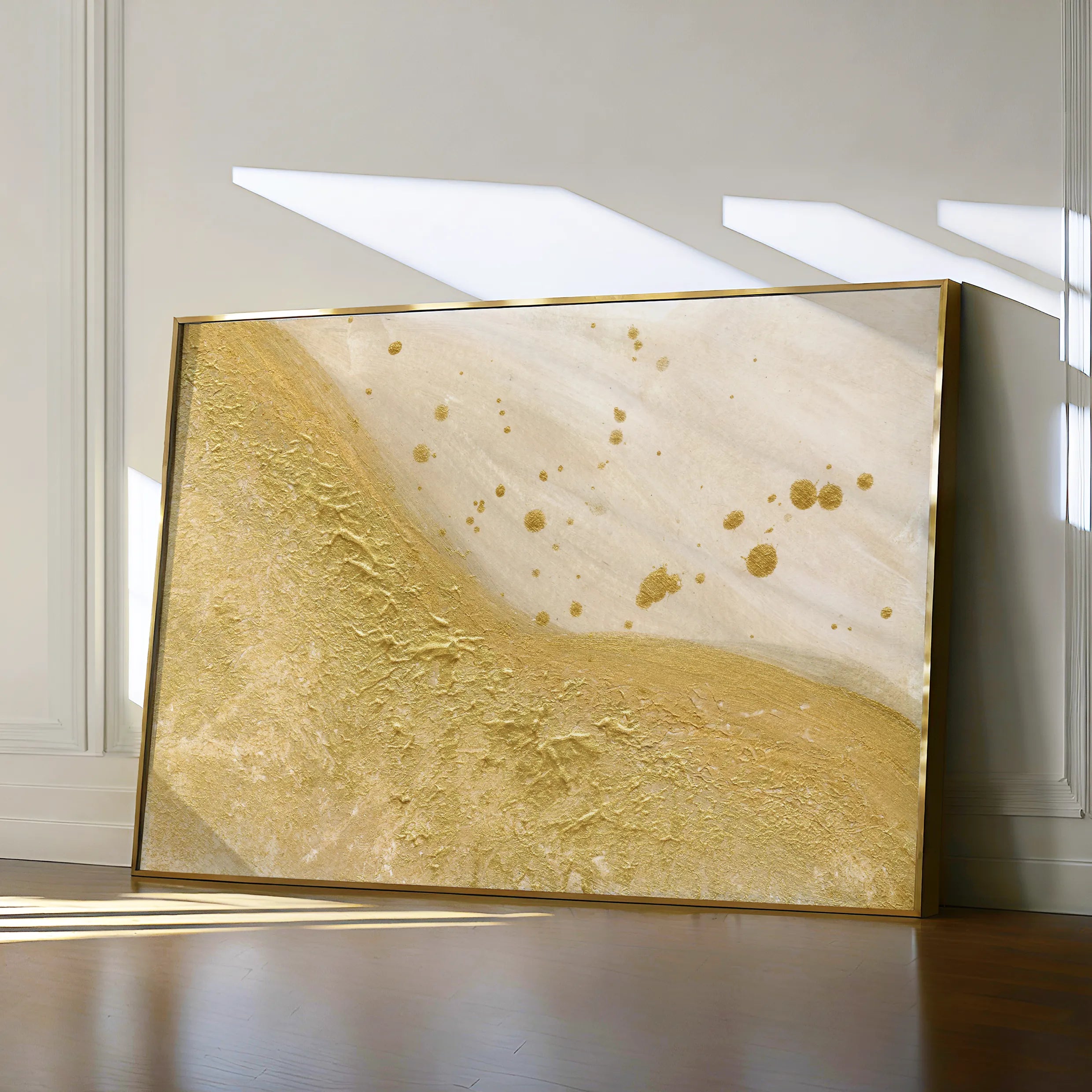 Abstract 081 Canvas Art 18" x 24" / 45 x 60 cm / Black