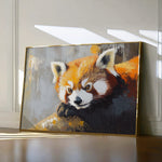 Animals 081 Canvas Art 18" x 24" / 45 x 60 cm / Black