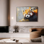 Animals 081 Canvas Art 18" x 24" / 45 x 60 cm / Black