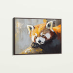 Animals 081 Canvas Art 18" x 24" / 45 x 60 cm / Black