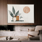 Boho 081 Canvas Art 18" x 24" / 45 x 60 cm / Black