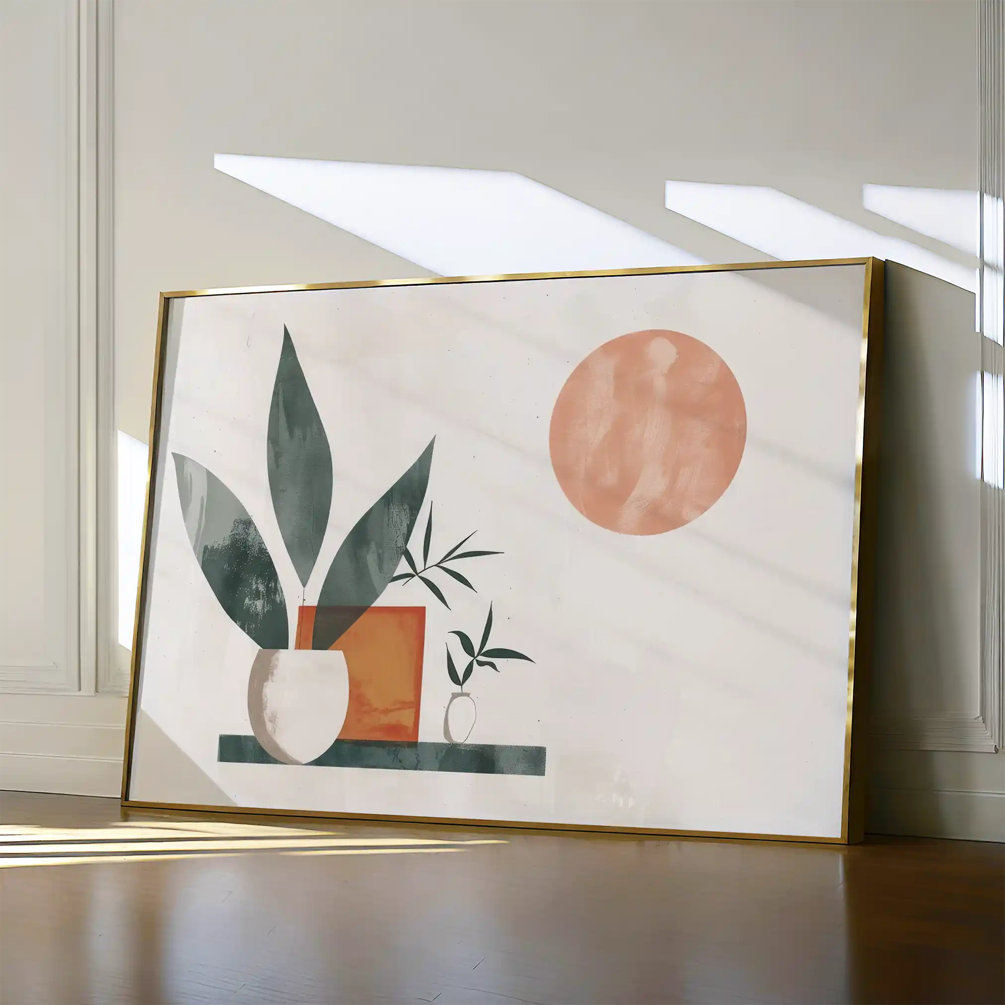 Boho 081 Canvas Art 60 x 40 cm / Black