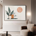Boho 081 Canvas Art 60 x 40 cm / Black