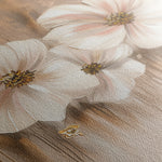 Floral 081 Canvas Art 18" x 24" / 45 x 60 cm / Black