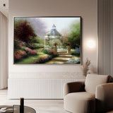 Landscape 081 Canvas Art 18" x 24" / 45 x 60 cm / Black