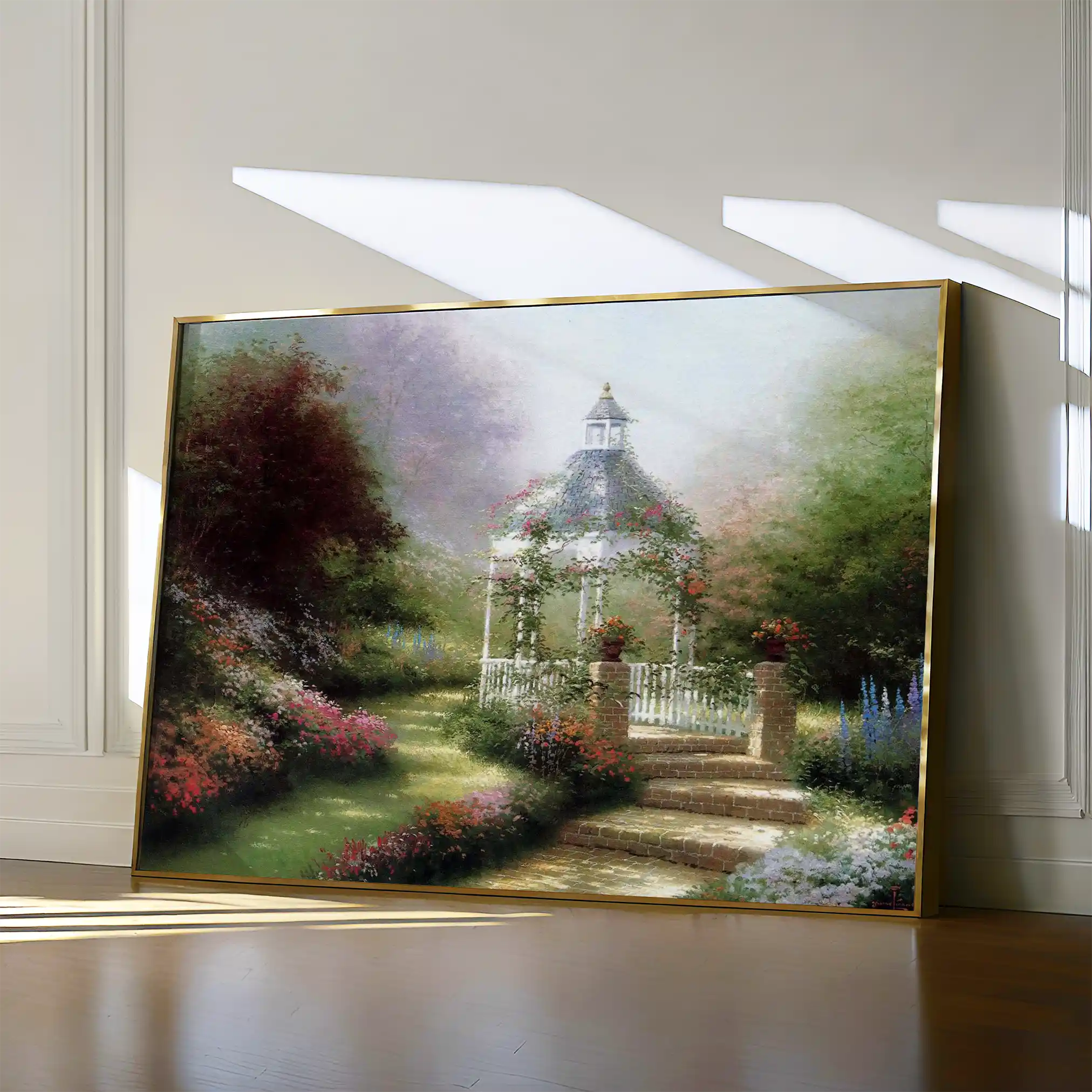 Landscape 081 Canvas Art 60 x 40 cm / Black