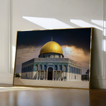 Palestine 081 Canvas Art 60 x 40 cm / Black