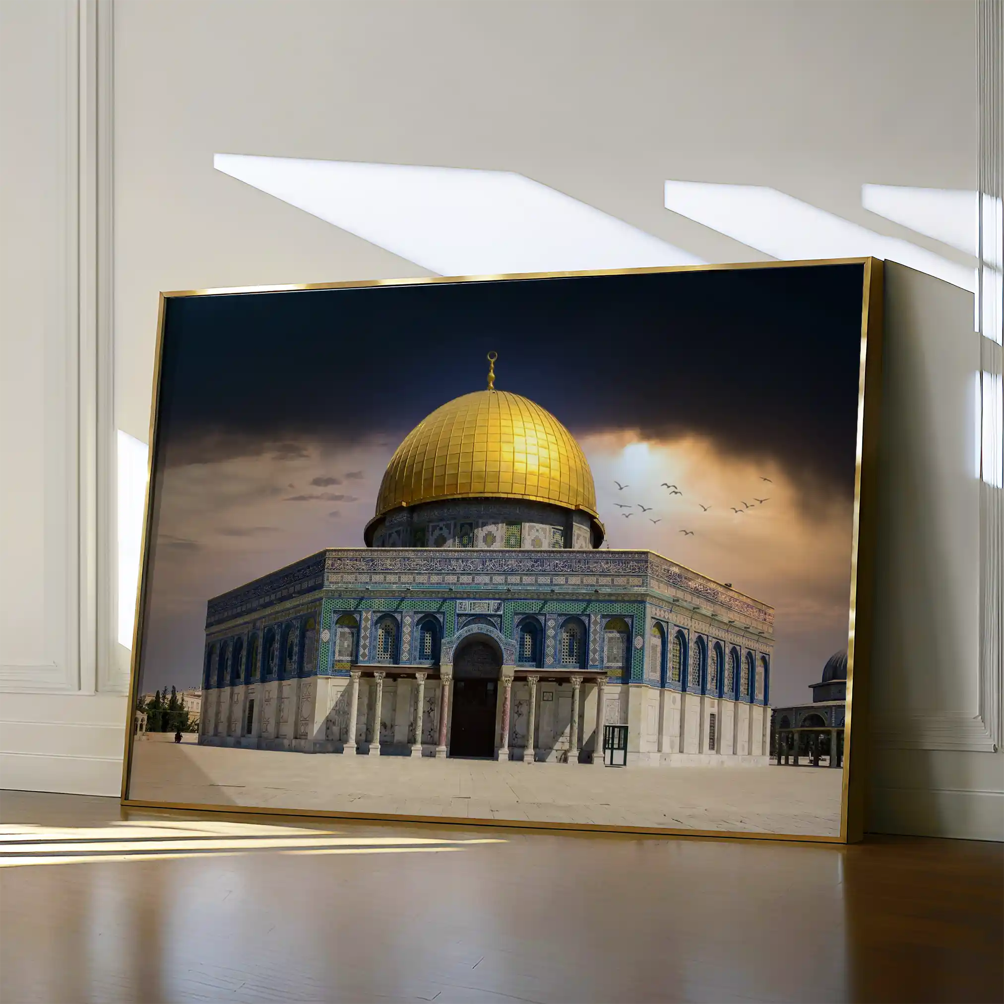 Palestine 081 Canvas Art 60 x 40 cm / Black
