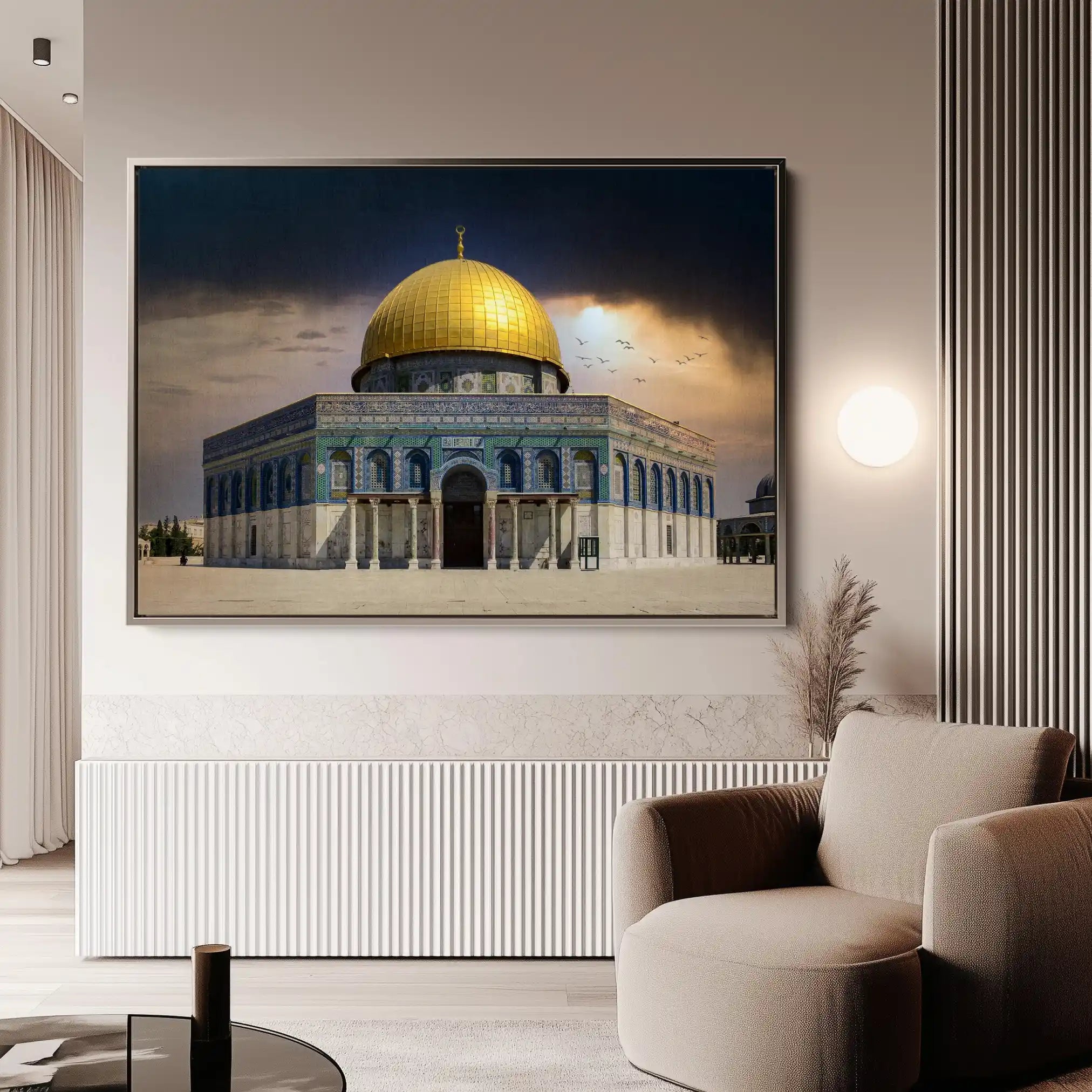 Palestine 081 Canvas Art 60 x 40 cm / Black