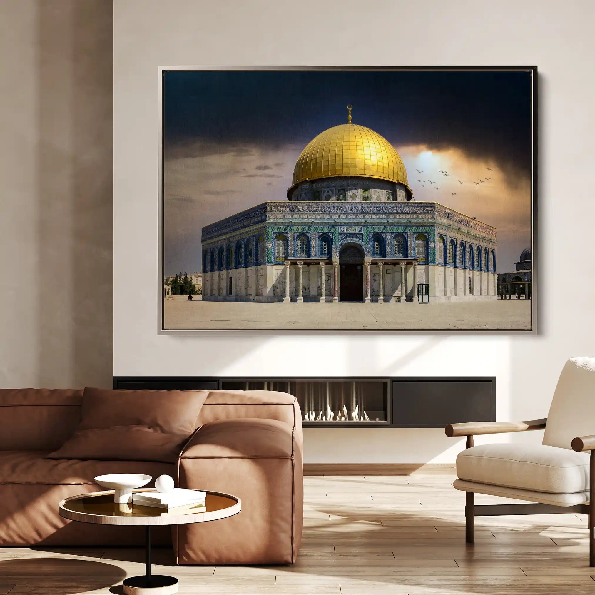 Palestine 081 Canvas Art 60 x 40 cm / Black