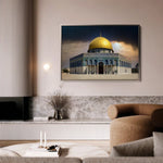 Palestine 081 Canvas Art 60 x 40 cm / Black