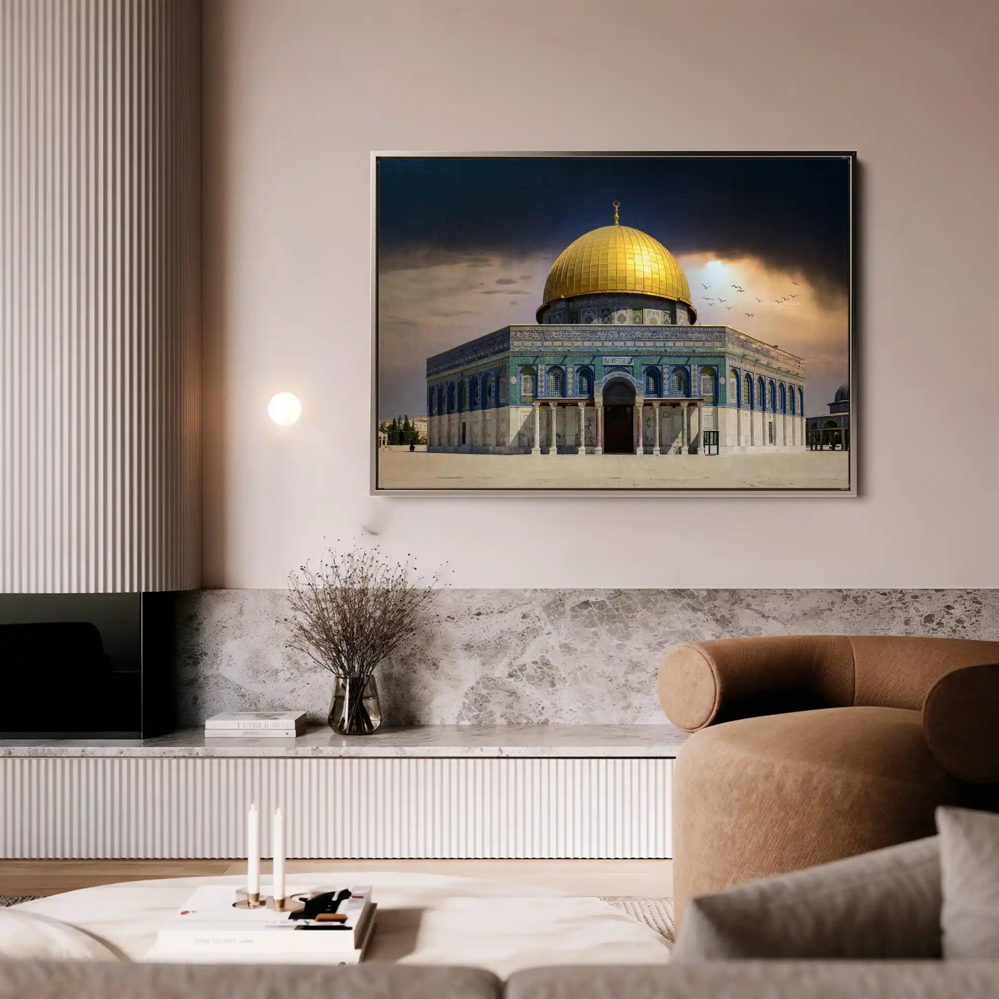 Palestine 081 Canvas Art 60 x 40 cm / Black