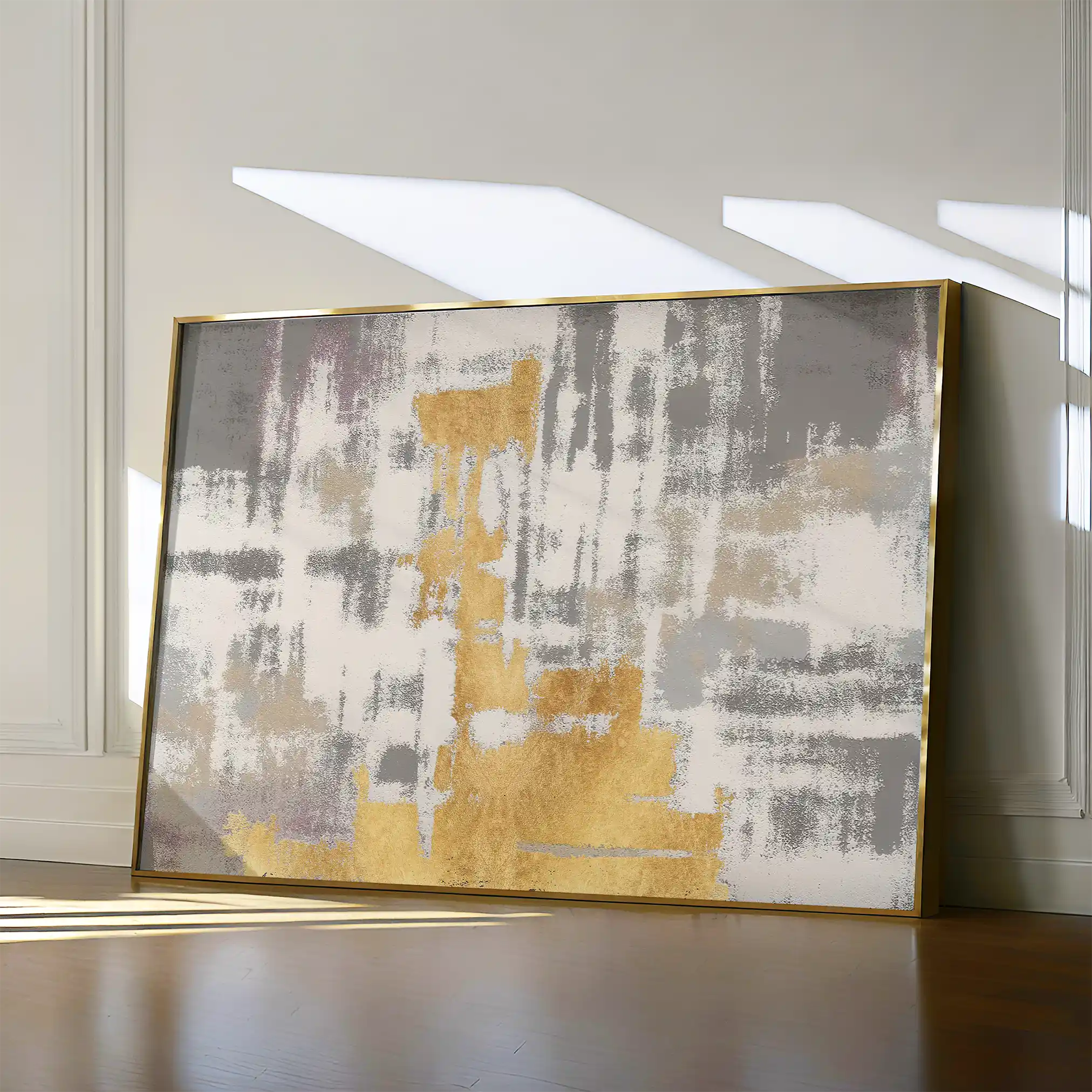 Abstract 082 Canvas Art 18" x 24" / 45 x 60 cm / Black