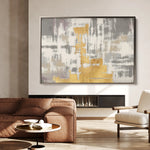 Abstract 082 Canvas Art 18" x 24" / 45 x 60 cm / Black