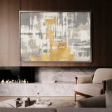 Abstract 082 Canvas Art 18" x 24" / 45 x 60 cm / Black