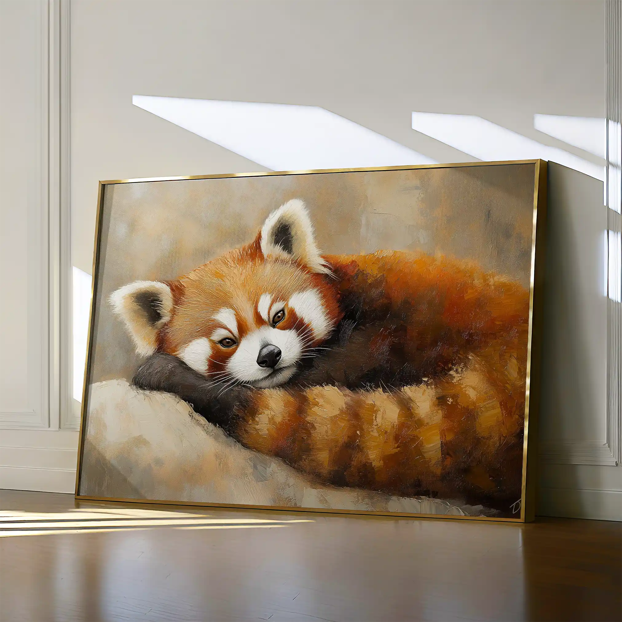 Animals 082 Canvas Art 60 x 40 cm / Black