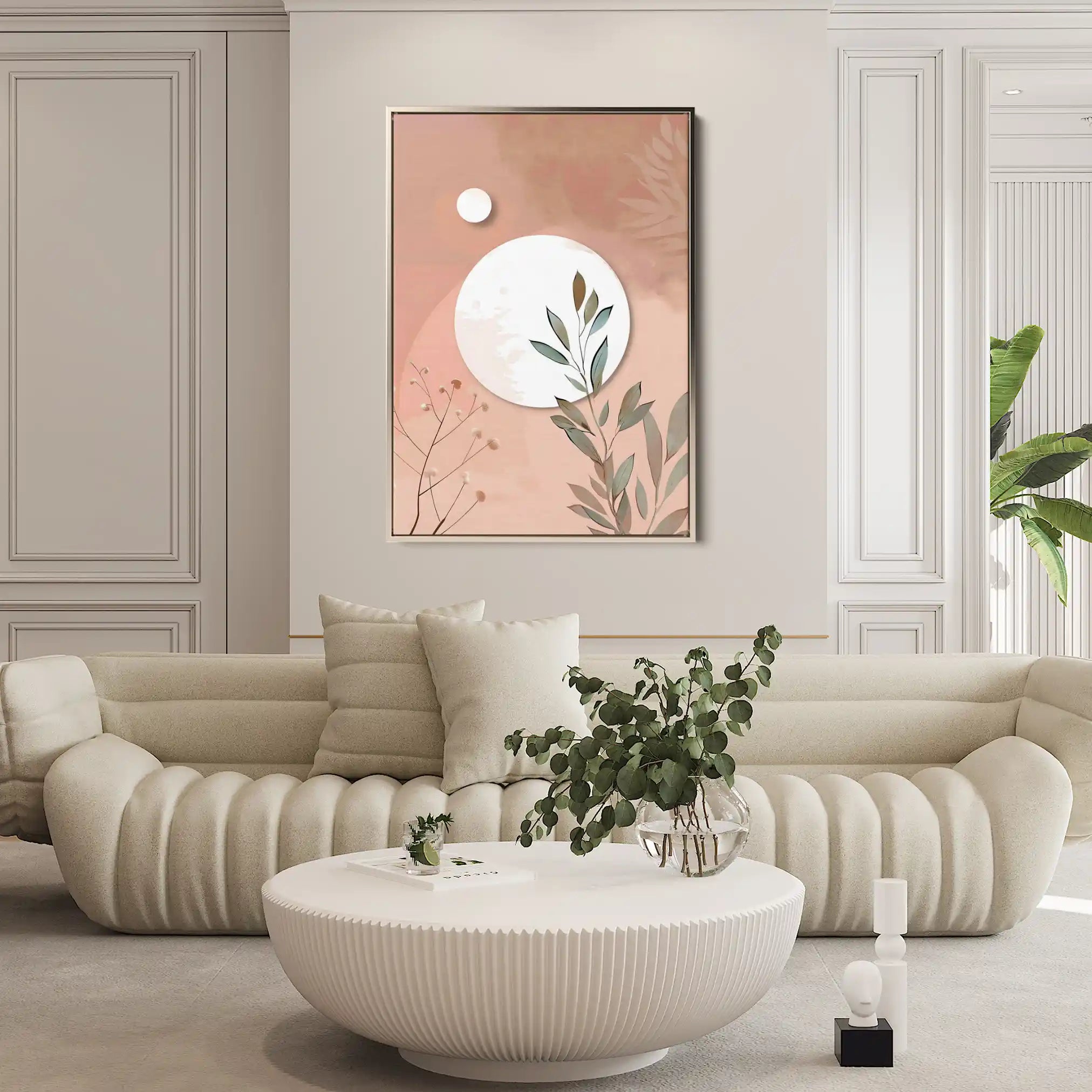 Boho 082 Canvas Art 60 x 40 cm / Black