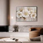 Floral 082 Canvas Art 18" x 24" / 45 x 60 cm / Black