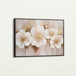 Floral 082 Canvas Art 18" x 24" / 45 x 60 cm / Black