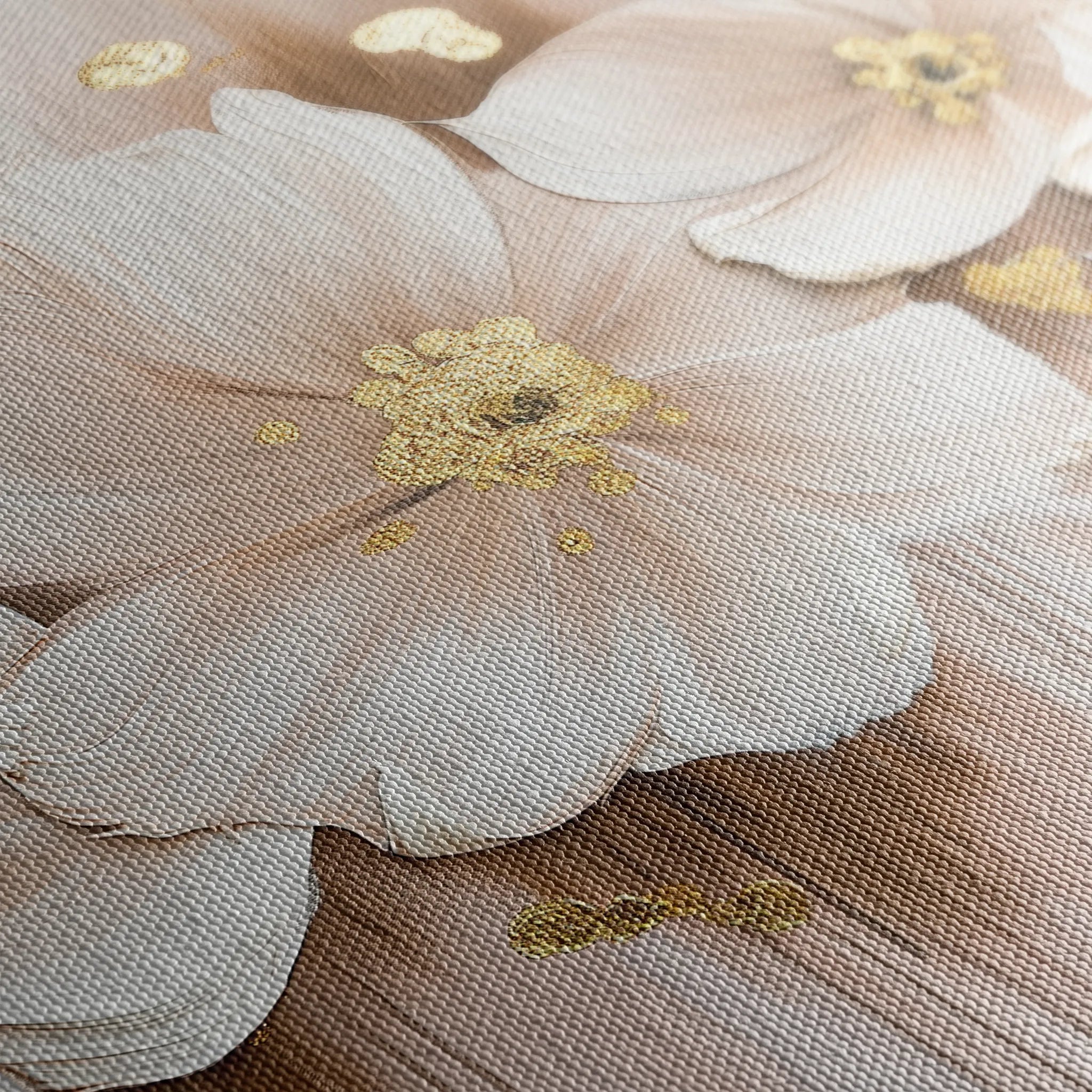 Floral 082 Canvas Art 18" x 24" / 45 x 60 cm / Black