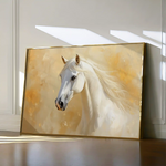 Horses 082 Canvas Art 60 x 40 cm / Black