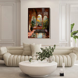 Orientalist 082 Canvas Art 18" x 24" / 45 x 60 cm / Black