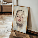 Portrait 082 Canvas Art 18" x 24" / 45 x 60 cm / Black