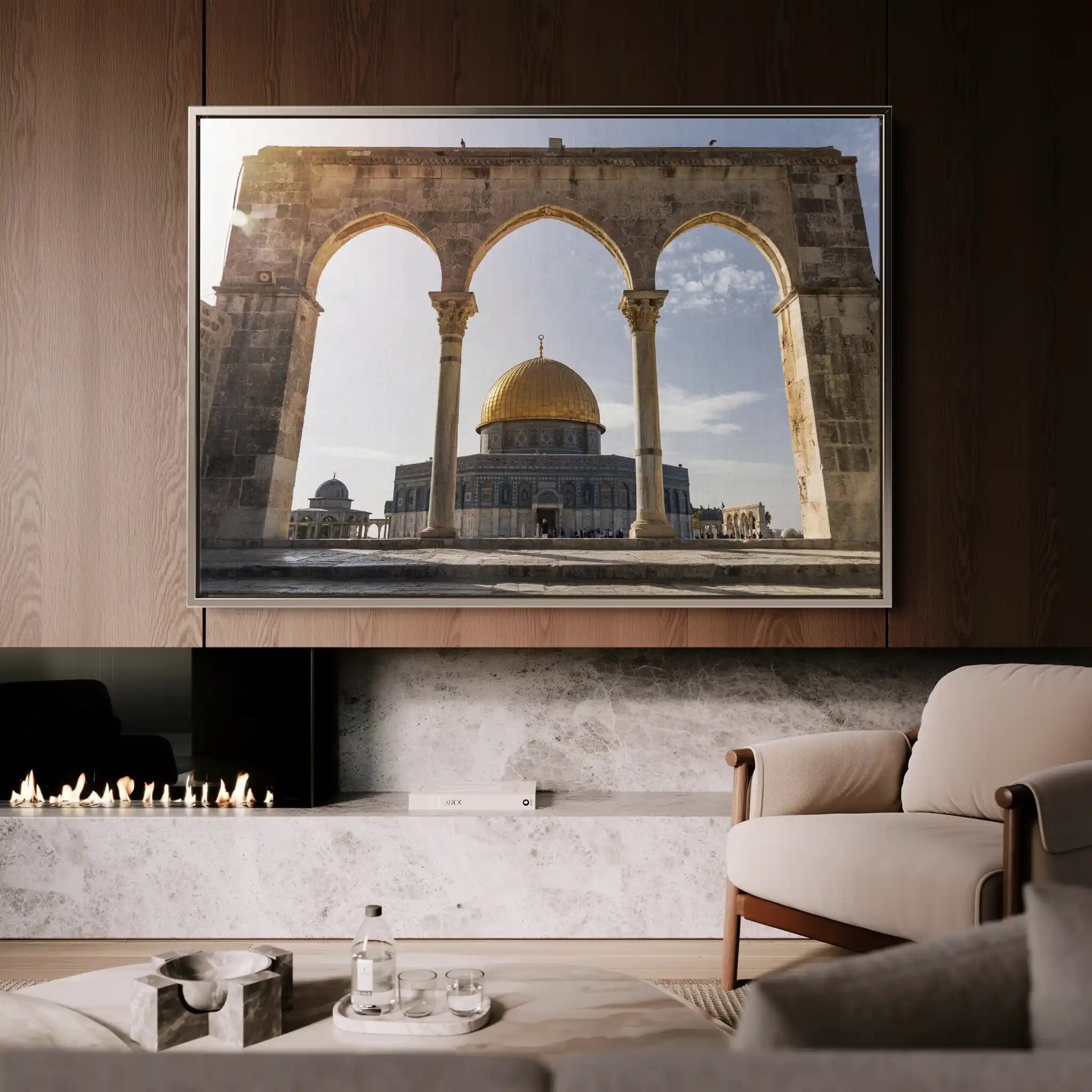 Palestine 082 Canvas Art 60 x 40 cm / Black