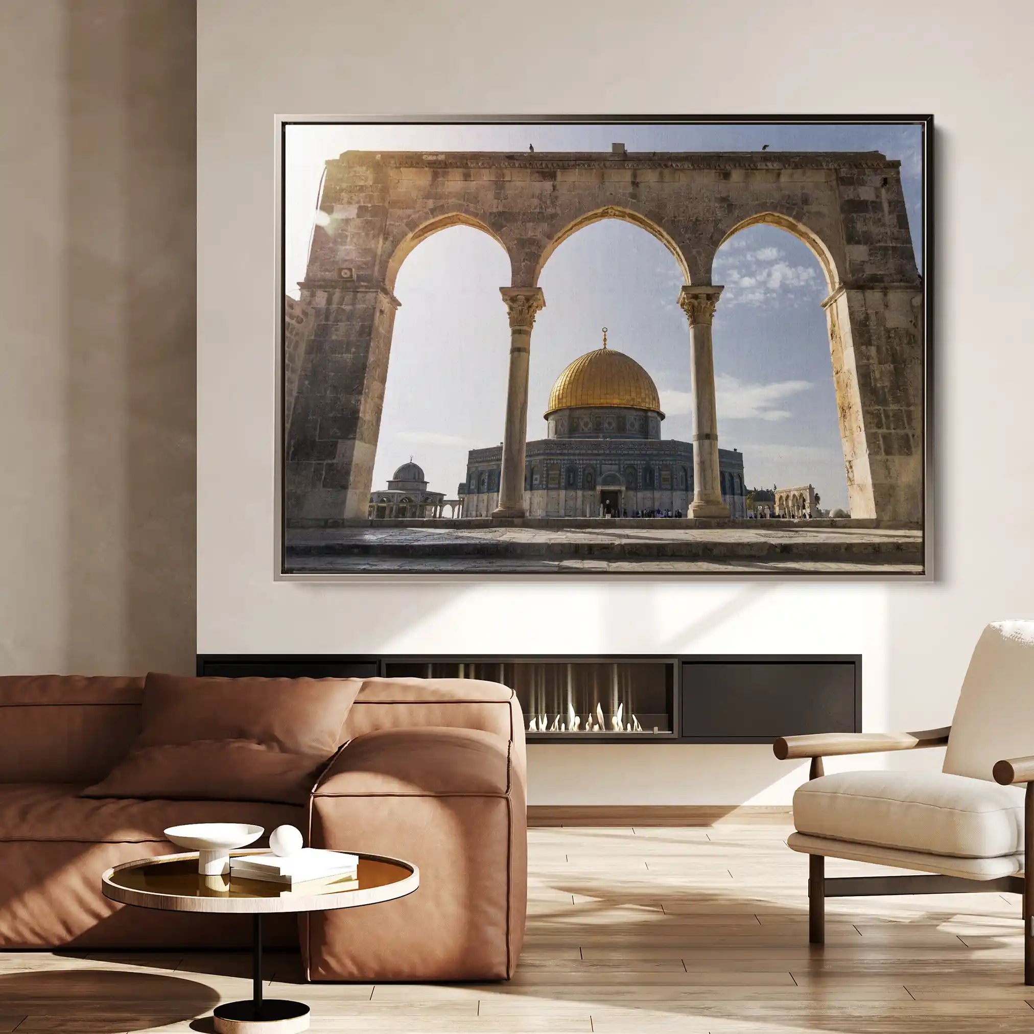 Palestine 082 Canvas Art 60 x 40 cm / Black