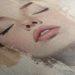 Portrait 082 Canvas Art 60 x 40 cm / Black
