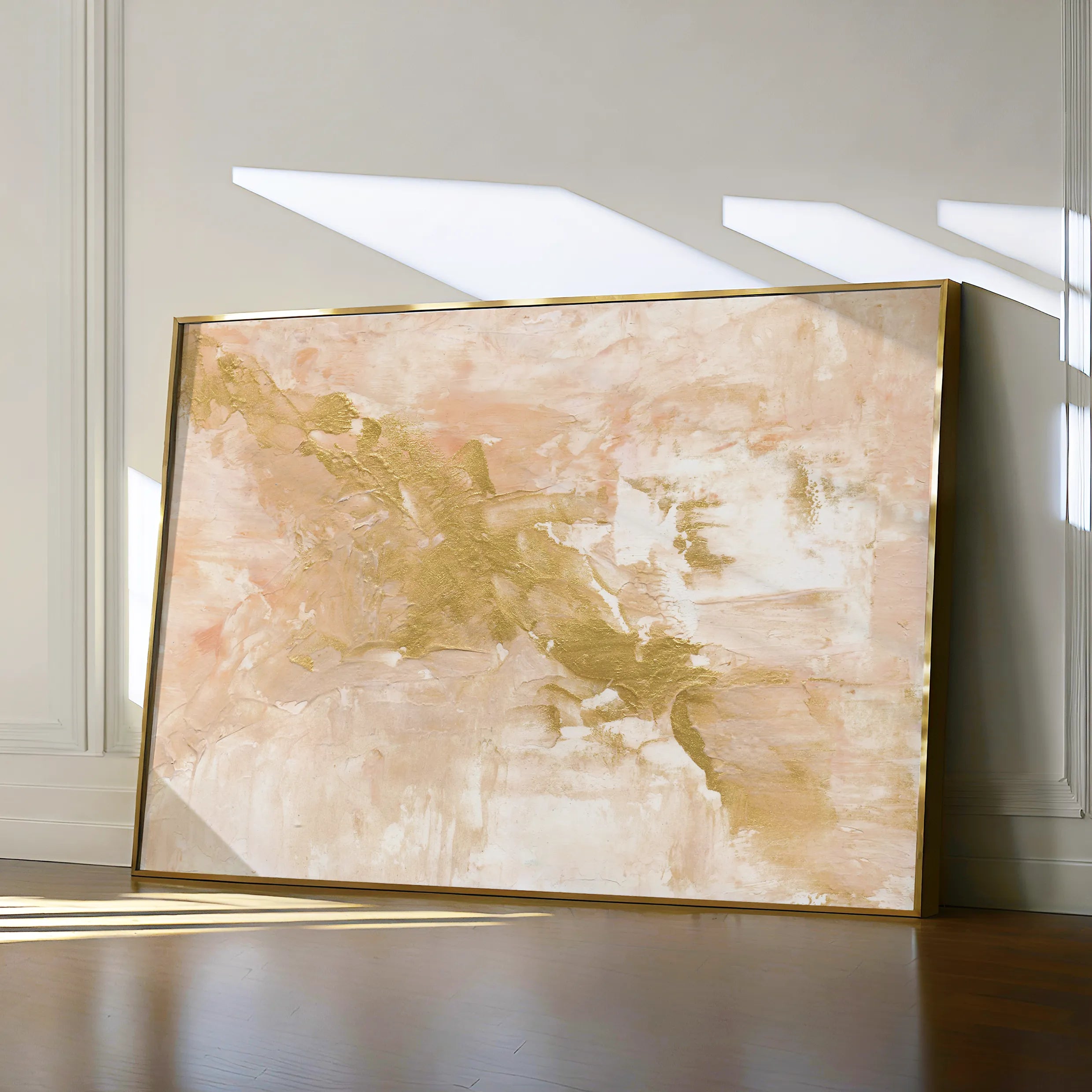 Abstract 083 Canvas Art 18" x 24" / 45 x 60 cm / Black