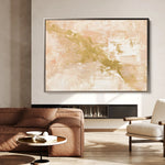 Abstract 083 Canvas Art 18" x 24" / 45 x 60 cm / Black