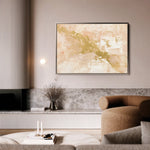Abstract 083 Canvas Art 18" x 24" / 45 x 60 cm / Black